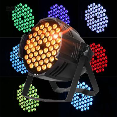 China Full Color Hotel 54*3w RGBW 3in1 LED Stage Lights Par Light DJ Equipment for sale