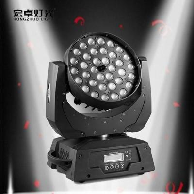 China Theme Park Led Moving Head Light 36*10w RGBW LED Wash Zoom Stage Light for sale