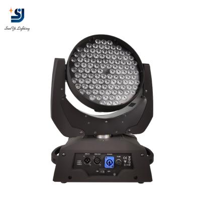 China SanYi108 Hotel PCs RGBW4in1led Moving Head DJ Lighting Zoom Wash Light For Night Club for sale