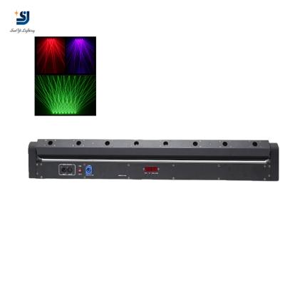 China 2021 New Theme Park Full Color 8 Eyes RGB Laser Bar Disco Laser Stage Light Equipment for sale