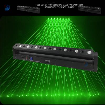 China Theme Park 500mW 8 Eyes Moving Head DMX Projector Red Laser Bar + Beam Stage Led Disco Laser Light for sale