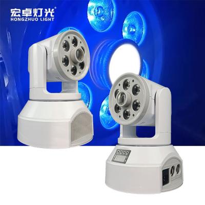 China Warehouse Mini Disco Party Head Light 6 Moving Eyes Wash Led Spot Stage Lighting Home Party Club Light for sale