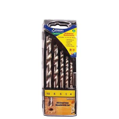 China Specialist Use PROFI 8pcs HSS Titanium Steel Twist Drill Bits Set For Metal for sale