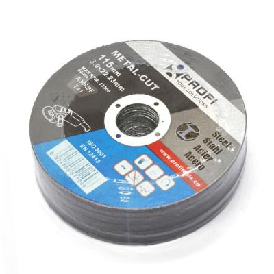 China 115*3*22.23mm Aluminum Abrasive Wheels Cutting Disc for Metal for sale