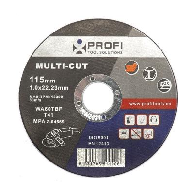 China Cutting effect cut out wheel discs for cutting metal with angle grinder - 10 packs for sale