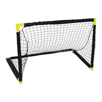 China Durable Hot Selling Folding Plastic Soccer Goal Football Goal Portable Goal For Kids for sale