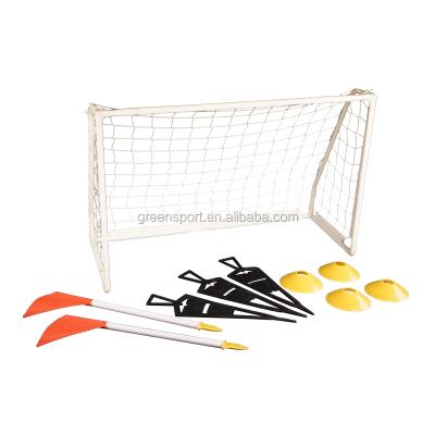 China Metal METAL Soccer Goal Set Soccer Training Equipment Soccer Set Soccer Cones for sale