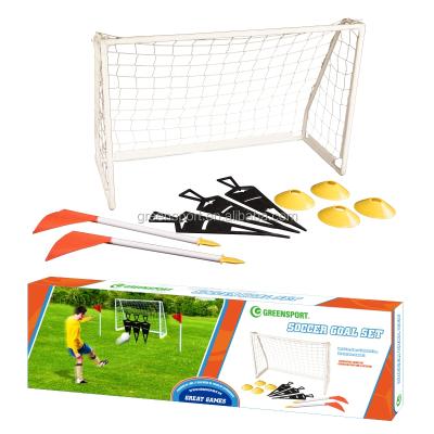 China Hot Selling Eco - Friendly METAL Soccer Goal Football Set Soccer Cones Football Training Equipment for sale