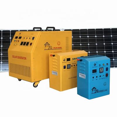 China Whole House 220V 2000W Home Portable Solar Generator Set Harnessing Solar Power System For Home Solar Systems for sale