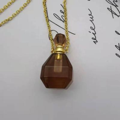 China Wholesale Natural Raw Crystal Point Quartz Chakra Healing Europe Charm Pendant Necklace for sale