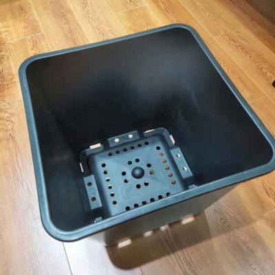 China PE Square Hydroponics Planter Blueberry Grow Pot System for sale