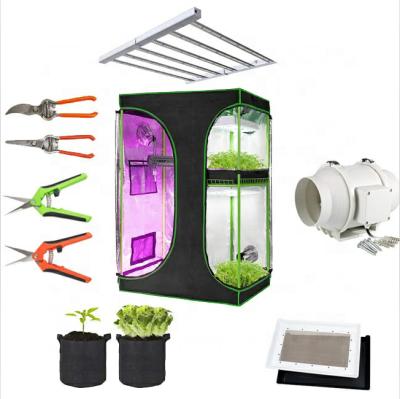 China Complete Kits Easily Assembled Hydroponic Grow Indoor Tent System For Planting Hemp for sale