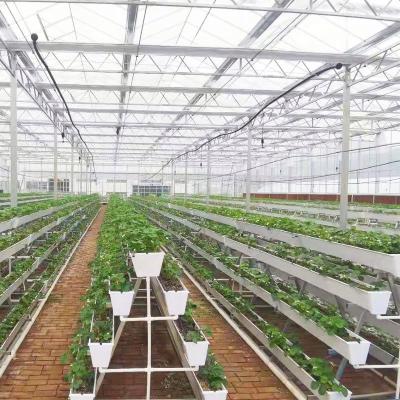 China PVC Plastic Hydroponic Cutter Planting Gutter System For Greenhouse for sale