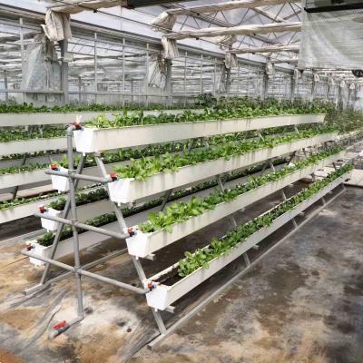 China Vertical PVC Gutter Cutter PVC Hydroponic Growing Gutter System for sale