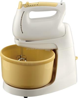 China Beater Ejector Knob 200W Hand Mixer Maker Hand Mixer With Rotating Bowl for sale