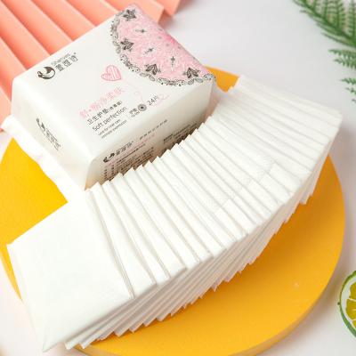 China Fan-shape Breathable Super Absorbent Organic Sanitary Pads Towel for sale