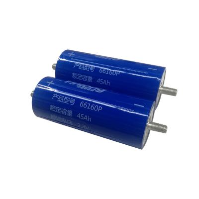 China Yinlong Factory Direct Class B Energy Storage System Yinlong 66160 Cylindrical Cells 2.3V 45AH LTO Lithium Titanate Battery Cells for sale