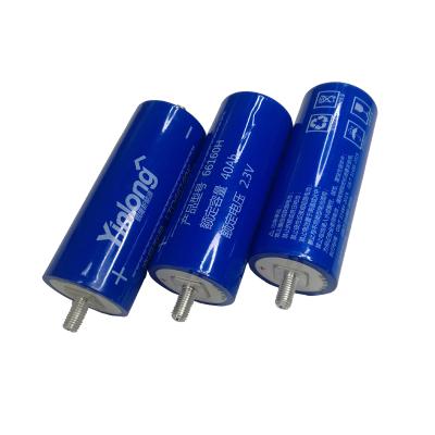 China New electric vehicle Yinlong 2.3V LTO 66160H 35ah lto battery 35ah cell for car audio and street light for sale