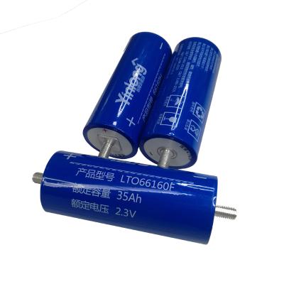 China RV 35Ah 40Ah 45Ah Yinlong Lithium Titanate LTO 66160 Rechargeable Battery 2.3V Battery Cells for sale