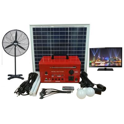 China DIY Home Complete Portable Lithium Battery Off Grid Solar Home Lighting Kits Solar Power System Price for sale