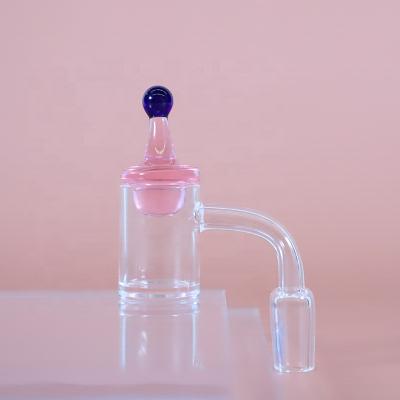 China Newest Colorful UFO Shape Glass Nail Accessories UKETA Bubble Dab Carburetor Smoking Smoking Hat for sale