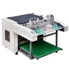 China High Accuracy Automatic Grooving Machine , Food Box Making Machine Low Noise for sale