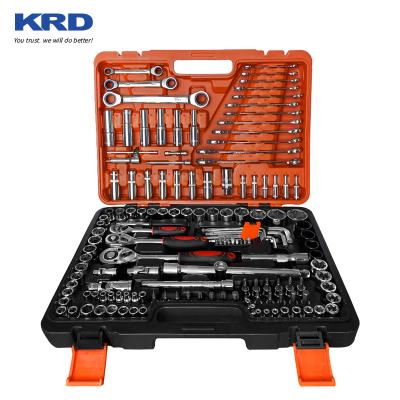 China Professional Vehicle Repair 150 Pcs CRV Car Repair Ratchet Socket Wrench Set for sale