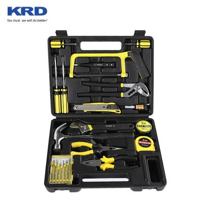 China Household Kit Screwdriver Tools Hardware Household Vehicle Tools 22 Pcs Mechanic Repair Hand Pliers Tool Kit Set With Saw for sale