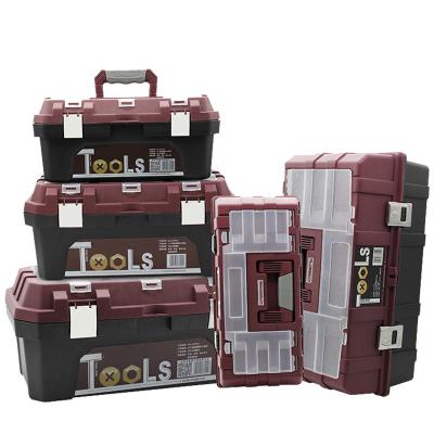 China Tool storage custom LOGO increased tool box high-quality three-layer folding thickening and widening tool box environmental protection materials for sale