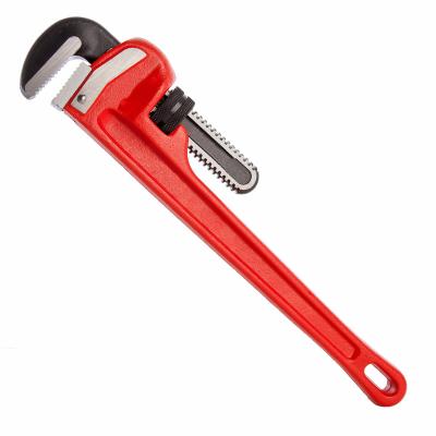 China Tor Exceed Ansi Standard 50% Quality Plumber Tool Pipe Wrench Hand Tool Cr-Mo Heavy Duty Quick Adjustable Cr-Mo Pipe Wrench for sale