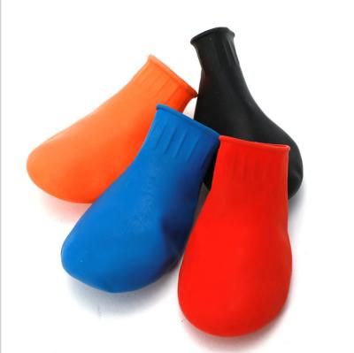 China 4pcs/set Durable Outdoor Pet Feet Shoes Waterproof Rubber Dog Shoes Anti-Slip Dog Shoes For Dogs for sale