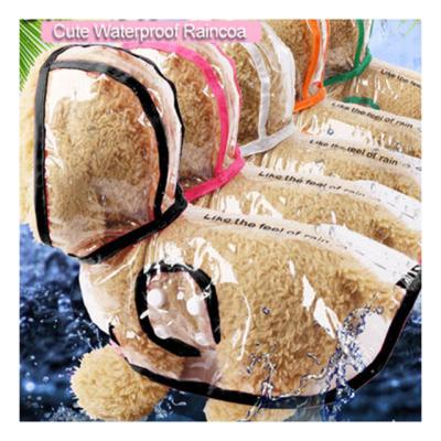 China Small Dogs Transparent Raincoat Clothes Sustainable Raincoat Clothes For Rain Coat for sale