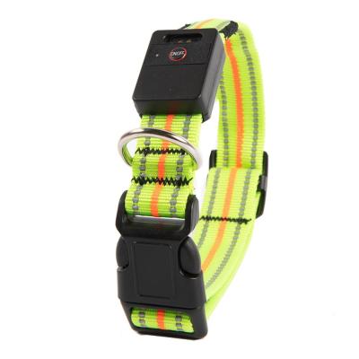 China DETACHED Dog Led Glow Collar Night Pet Anti-lost Magnetic Charging Waterproof Collar for sale