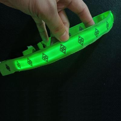 China Personalized Pet Accessories Led Dog Collar Night Glowing Safety Led Dog Collar for sale