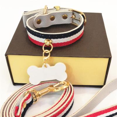 China Customized Cute Viable Leather Dog Collar Classic Leather Dog Collar for sale