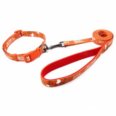 China Wholesale High Quality Loose Pet Leash Adjustable Dog Collar and Leash Set for sale