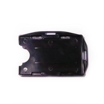 China Business Card Factory Black Plastic ID Credit Card Holder for sale