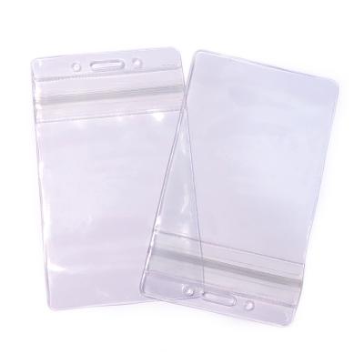 China Waterproof Soft Clear Business Card Transparent Name Card Holder for sale