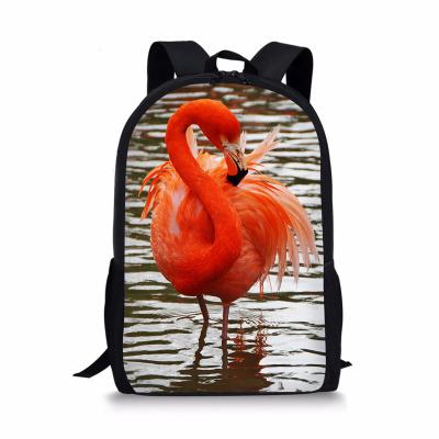 China Exquisite Anti-theft Flamingo Print On Water Duffel Bag Set 2021 2021latest Lightweight Travel Bag Set Statistical Style Smart Bags For Travel for sale