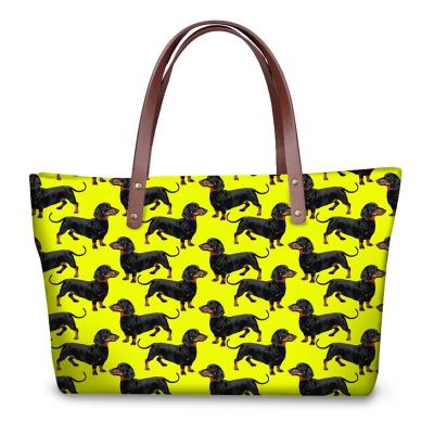 China Fashion Hot Selling Handbags For Women Ladies Purse Women Handbags Luxury Animal Print Neoprene Bag Tote 2020 for sale