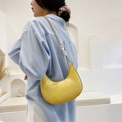 China 2022 Waterproof Sling Body Amazon Hit Crossbody Bag Women Handbags Underneath For Ladies Half Moon Handbags for sale