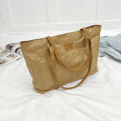 China Fashion Large Size Eco-friendly Recyclable Women Bag High Quality Suka Bag One Key Femm Tyvek Bag PVC Handbag for sale