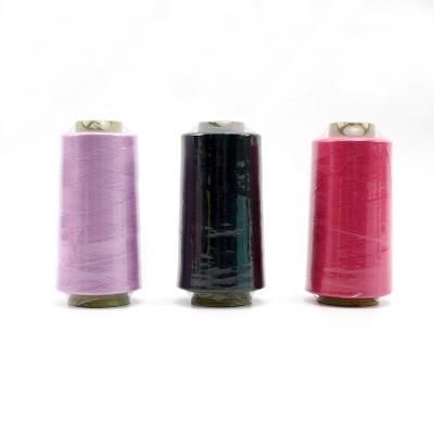 China Multicolor Industrial Sewing Thread Polyester Sewing Thread Manufacturer Of Clothing Cone Thread Factory Polyester Sewing Thread Prices for sale