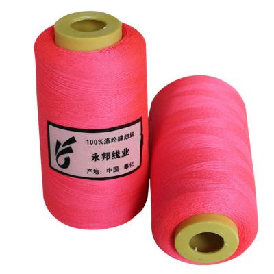 China Apparel Sewing Factory Sale Customized 100% Spun Spun Polyester Sewing Thread Backing Supplier For Garment Accessories for sale