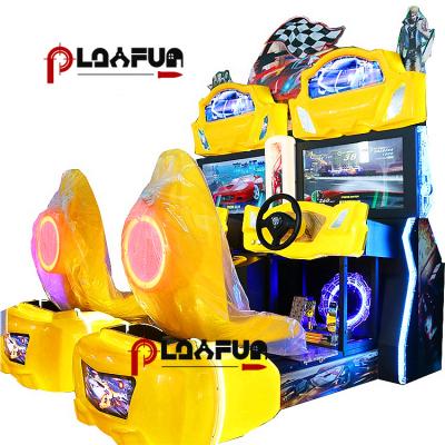 China 2 Seats Luxury Racing Car Electronic Game Machine Simulator Coin Operated Video Game Machine for sale