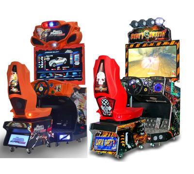 China Simulator Seat Coin Operated Twin Video Driving Dirty Fast And Furious Game Racing Car Arcade Zone Coin Game Training Machine PF-RC12 for sale