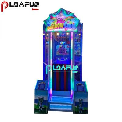 China Game Room Customized Kids Rainbow Family Fun Room Ball Drop Rain Parent-child Redemption Arcade Games Machine for sale