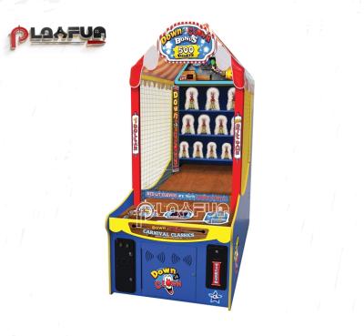 China Cafe Bar Down The Clown Blow Ball Carnival Skill Wall Redemption Game for sale