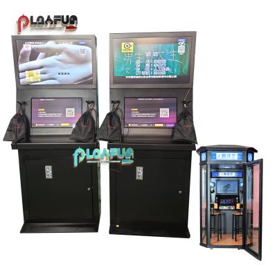 China Coin Operated Indoor Outdoor Mini Ktv Karaoke Booth Metal Game Machine Karaoke Machine Singing Karaoke Room Jukebox Machine for sale