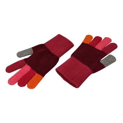 China Colouful Kids Sports Boy Color Toddler Winter Shopping Bike Kid Cotton Knitted Hand Gloves for sale